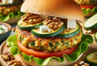 La ricetta degli hamburger vegetariani di quinoa, feta e noci