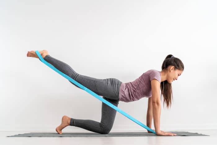 Bande Elastiche Fitness di Resistenza lunga yoga in lattice naturale, Fasce  per Casa stretching flessibilità pilate balletto palestra Peso