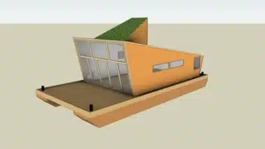 Scopriamo la Schwimmhaus, una casa galleggiante eco-sostenibile in Germania