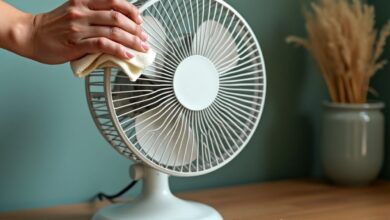 come pulire il ventilatore